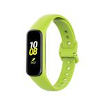 For Samsung Galaxy Fit2 R220 xDfind Solid Color Silicone Watch Band(Lime)
