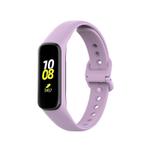 For Samsung Galaxy Fit2 R220 xDfind Solid Color Silicone Watch Band(Light Purple)