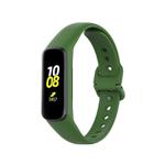 For Samsung Galaxy Fit2 R220 xDfind Solid Color Silicone Watch Band(Army Green)