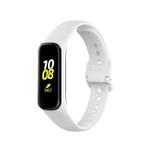 For Samsung Galaxy Fit2 R220 xDfind Solid Color Silicone Watch Band(White)