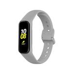 For Samsung Galaxy Fit2 R220 xDfind Solid Color Silicone Watch Band(Light Grey)