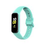 For Samsung Galaxy Fit2 R220 xDfind Solid Color Silicone Watch Band(Teal)