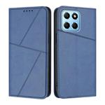 For Honor 70 Lite / X8 5G / X6 Global Strong Magnetic Frosted Flip Leather Phone Case(Royal Blue)
