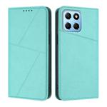 For Honor 70 Lite / X8 5G / X6 Global Strong Magnetic Frosted Flip Leather Phone Case(Light Blue)