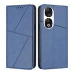 For Honor 90 Strong Magnetic Frosted Flip Leather Phone Case(Royal Blue)