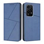 For Honor 200 Lite Global Strong Magnetic Frosted Flip Leather Phone Case(Royal Blue)