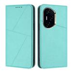 For Honor 300 Pro / 300 Ultra Strong Magnetic Frosted Flip Leather Phone Case(Light Blue)
