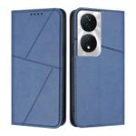 For Honor X7b 4G / 5G / 90 Smart Global Strong Magnetic Frosted Flip Leather Phone Case(Royal Blue)