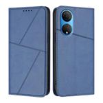 For Honor X7 / Play 30 Plus Strong Magnetic Frosted Flip Leather Phone Case(Royal Blue)