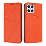 For Honor X8 4G / X30i / Play6T Pro Strong Magnetic Frosted Flip Leather Phone Case(Orange)