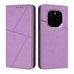 For Honor GT Pro Strong Magnetic Frosted Flip Leather Phone Case(Light Purple)