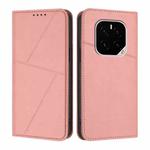 For Honor GT Pro Strong Magnetic Frosted Flip Leather Phone Case(Pink)