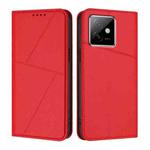 For Honor X60 GT Strong Magnetic Frosted Flip Leather Phone Case(Red)