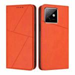 For Honor X60 GT Strong Magnetic Frosted Flip Leather Phone Case(Orange)