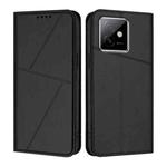 For Honor X60 GT Strong Magnetic Frosted Flip Leather Phone Case(Black)