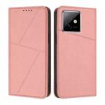 For Honor X60 GT Strong Magnetic Frosted Flip Leather Phone Case(Pink)