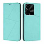 For Honor X5c Plus Strong Magnetic Frosted Flip Leather Phone Case(Light Blue)