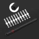 Ergonomic Non-slip Carving Glue Remover Knife Set, Model:NO.8