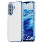 For Samsung Galaxy A36 5G PC Hybrid TPU Airbag Shockproof Phone Case(Transparent Blue)