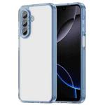 For Samsung Galaxy A17 5G PC Hybrid TPU Airbag Shockproof Phone Case(Transparent Blue)