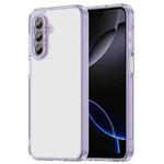 For Samsung Galaxy A17 5G PC Hybrid TPU Airbag Shockproof Phone Case(Transparent Purple)