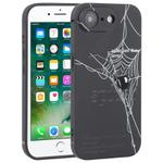 For iPhone 7 / 8 Graffiti Spider TPU Phone Case(Black Grey Spider)