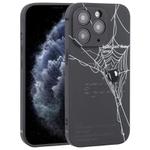For iPhone 11 Pro Graffiti Spider TPU Phone Case(Black Grey Spider)