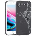 For iPhone 8 Plus / 7 Plus Graffiti Spider TPU Phone Case(Black Grey Spider)