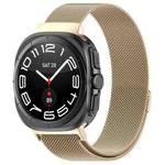For Samsung Galaxy Watch Ultra 47mm xDfind Milan Magnetic Stainless Steel Watch Band(Champagne Color)