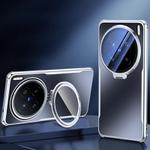 For vivo X200 Four-corner Airbag Metal Lens Holder TPU Phone Case(Black)