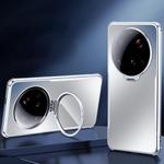 For Xiaomi 15 Ultra Four-corner Airbag Metal Lens Holder TPU Phone Case(Grey)