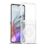For Motorola Razr 60 / Razr 2025 Skin Feel TPU Hybrid PC MagSafe Phone Case(Matte Transparent)