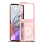 For Motorola Razr 60 / Razr 2025 Skin Feel TPU Hybrid PC MagSafe Phone Case(Pink)