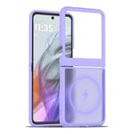 For Motorola Razr 60 / Razr 2025 Skin Feel TPU Hybrid PC MagSafe Phone Case(Light Purple)