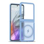 For Motorola Razr 60 / Razr 2025 Skin Feel TPU Hybrid PC MagSafe Phone Case(Sierra Blue)