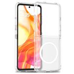 For Motorola Razr 60 Ultra Skin Feel TPU Hybrid PC MagSafe Phone Case(Matte Transparent)