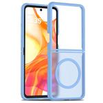 For Motorola Razr 60 Ultra Skin Feel TPU Hybrid PC MagSafe Phone Case(Sierra Blue)