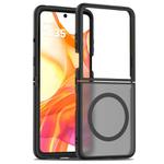 For Motorola Razr 60 Ultra Skin Feel TPU Hybrid PC MagSafe Phone Case(Black)