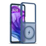 For Motorola Razr+ 2025 Skin Feel TPU Hybrid PC MagSafe Phone Case(Royal Blue)