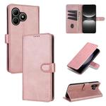 For Wiko Hi Enjoy 80S AZNS Skin Feel Calf Texture Flip Leather Phone Case(Rose Gold)