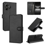 For Wiko Hi Enjoy 80S AZNS Skin Feel Calf Texture Flip Leather Phone Case(Black)