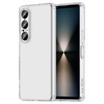 For Sony Xperia 1 VII PC Hybrid TPU Airbag Shockproof Phone Case(Transparent)
