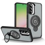 For Samsung Galaxy A36 5G TPU Hybrid PC Magnetic Holder Phone Case(Grey)