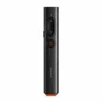 Baseus ACFYB-B01 Orange Dot RF2.4GHz PPT Wireless Multimedia Presenter Page Turning Pen, Youth Version, Control Distance: 30m(Black)