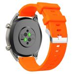 20mm Twill Silicone Watch Band(Orange)