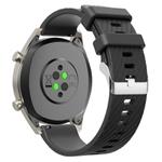 20mm Twill Silicone Watch Band(Black)