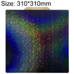 PEI Coating Smooth Starry PET Film Double-Sided 3D Printing Build Plate, Size:310x310mm