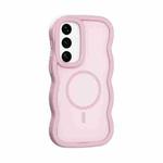 For Samsung Galaxy S25+ 5G Skin Feel MagSafe Phone Case(Pink)