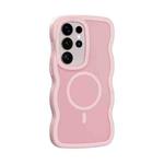 For Samsung Galaxy S25 Ultra 5G Skin Feel MagSafe Phone Case(Pink)