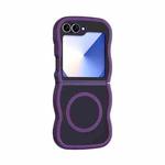 For Samsung Galaxy Z Flip 6 Skin Feel MagSafe Phone Case(Purple)